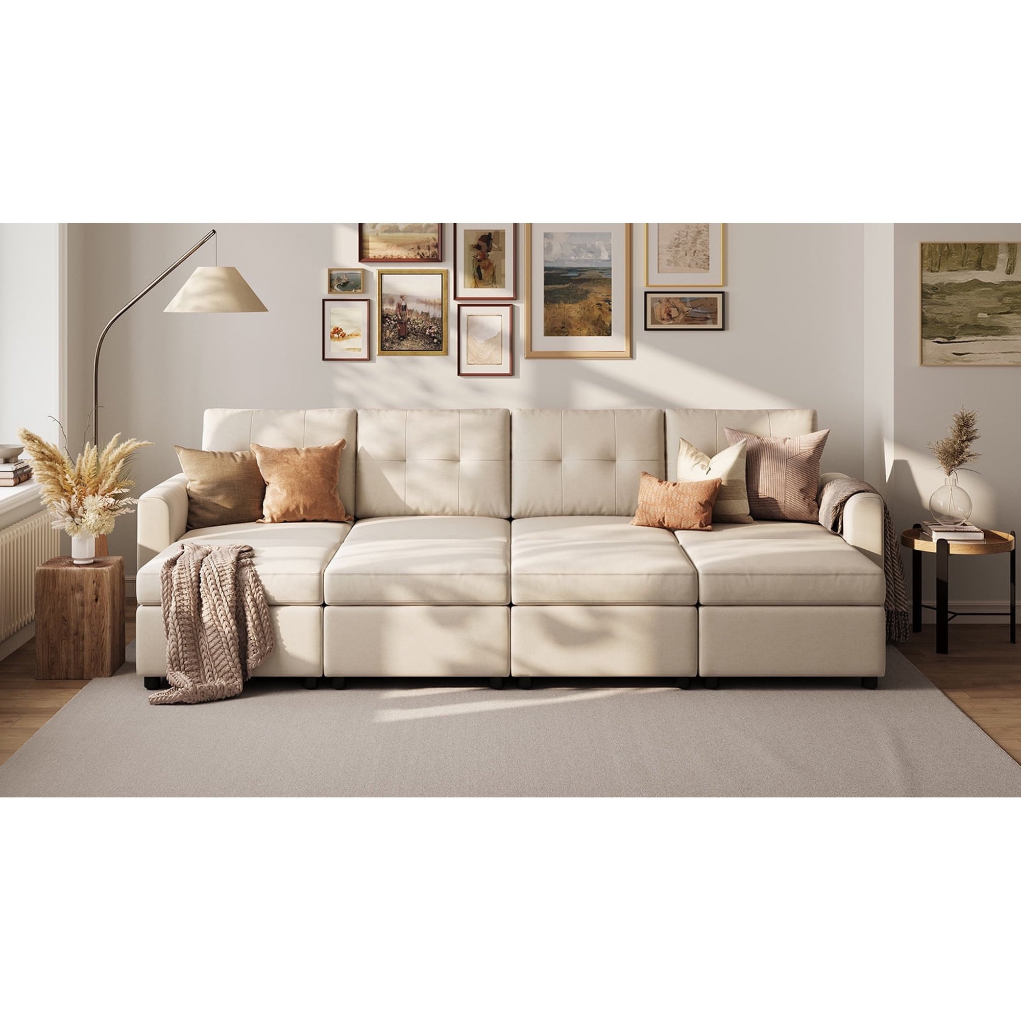 Latitude Run 8 Seat Storage Couches Sectional Sofas Wayfair